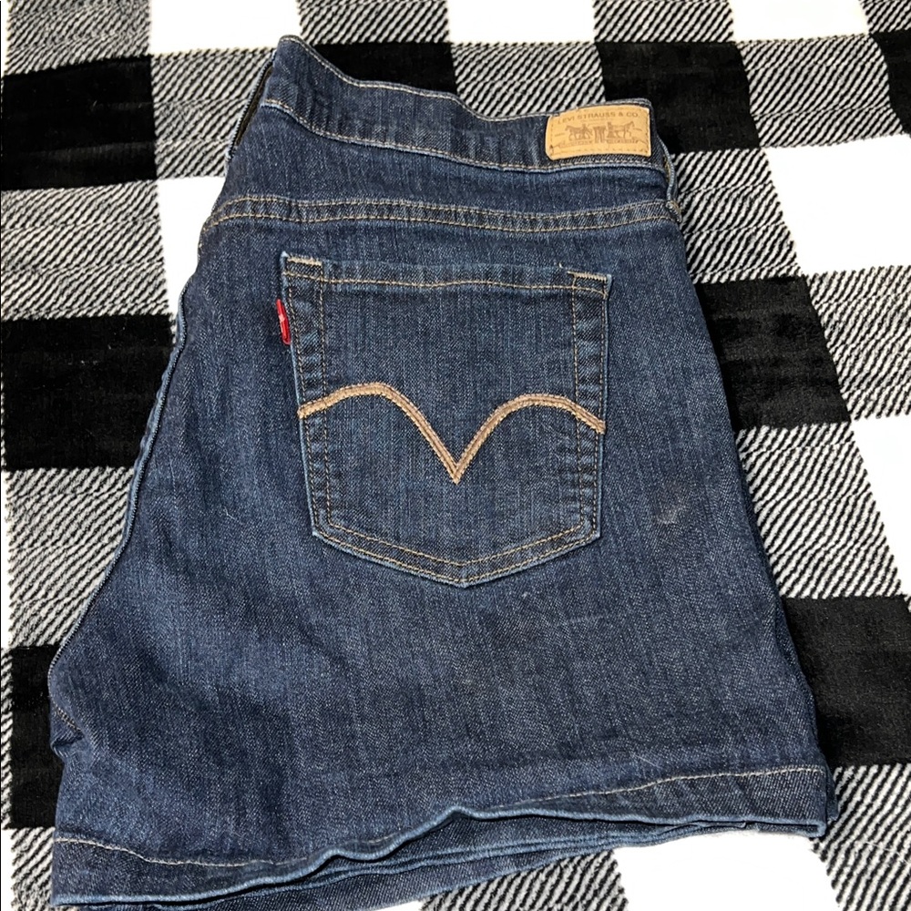 Women’s Levi’s 5 Pocket Denim Shorts/Size 12 - Picture 5 of 8